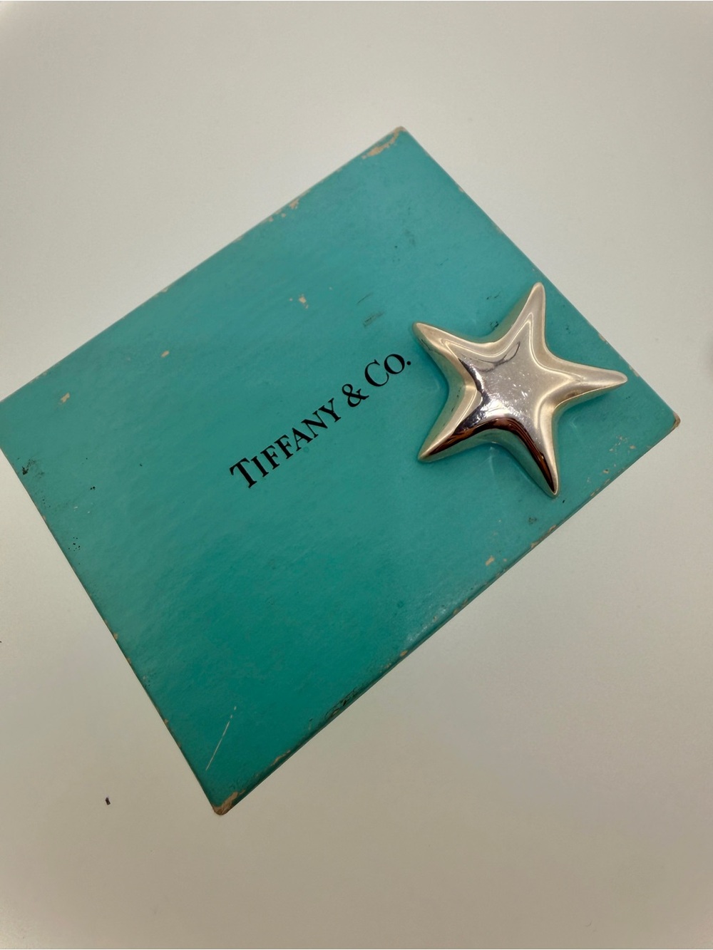 Tiffany & Co. Sterling Puffy/Puffed Star Brooch